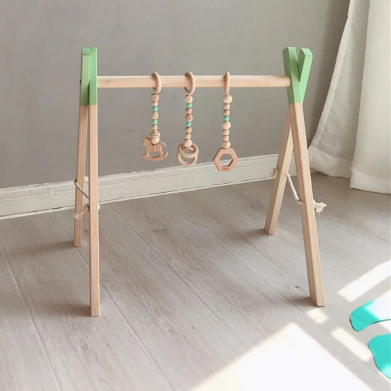 Nordic wooden play frame